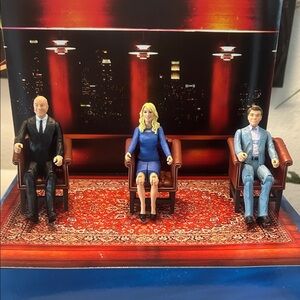Mini figures Kevin O’Leary Lori, Greiner , Robert Herjavec